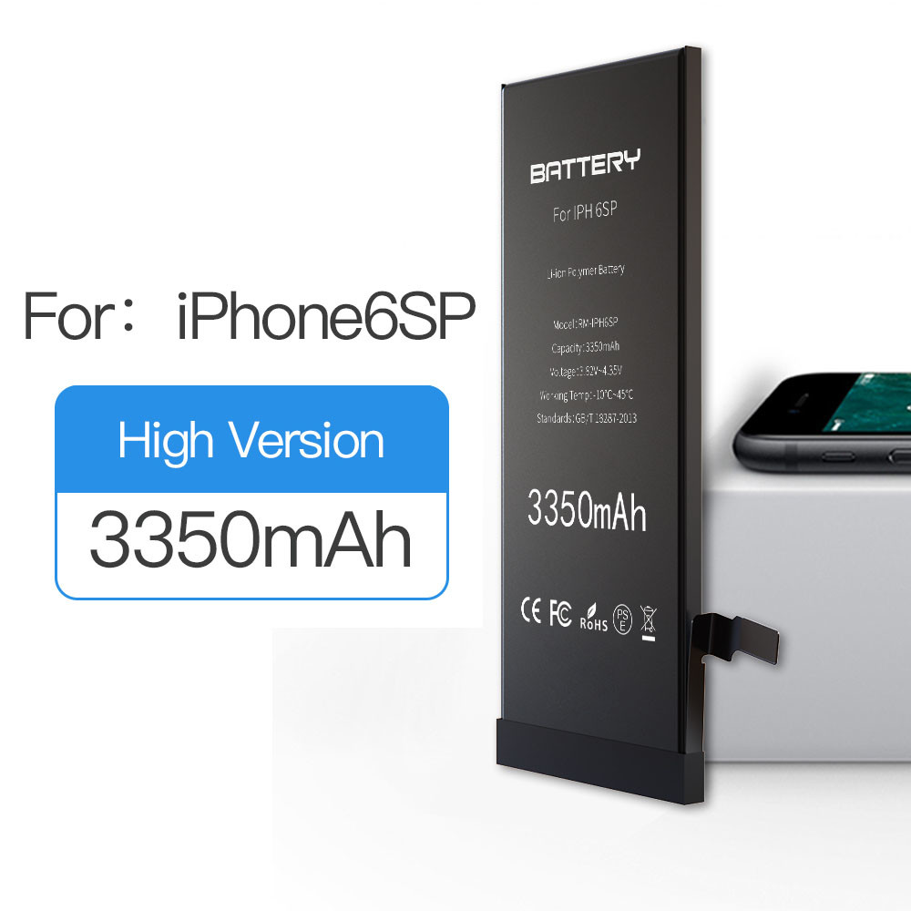 High Compatible Iphone Lithium Battery 3350mAh Rechargeable Li Ion Cell Battery